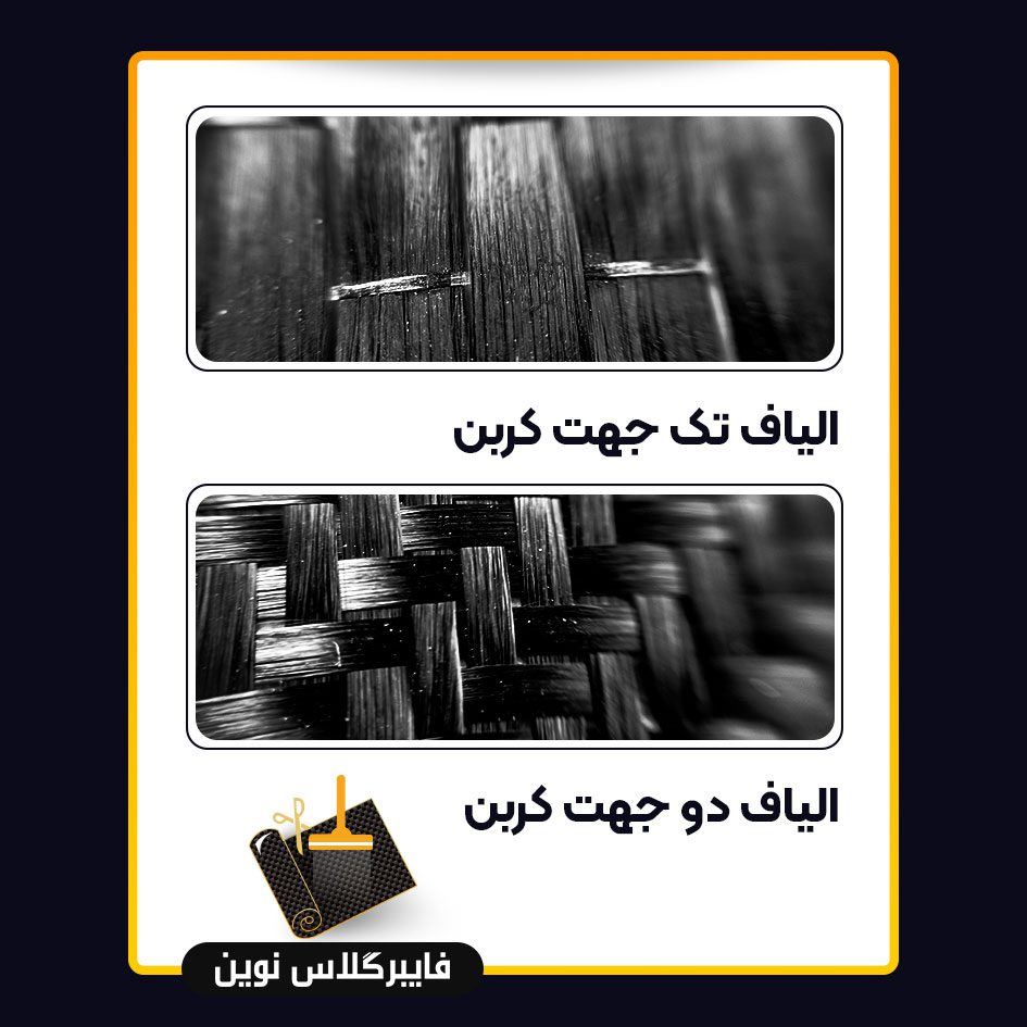 الیاف کربن -یک جهته-دو جهته الیاف کربن -یک جهته-دو جهته
